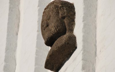 The Stone Head On Raklev Church