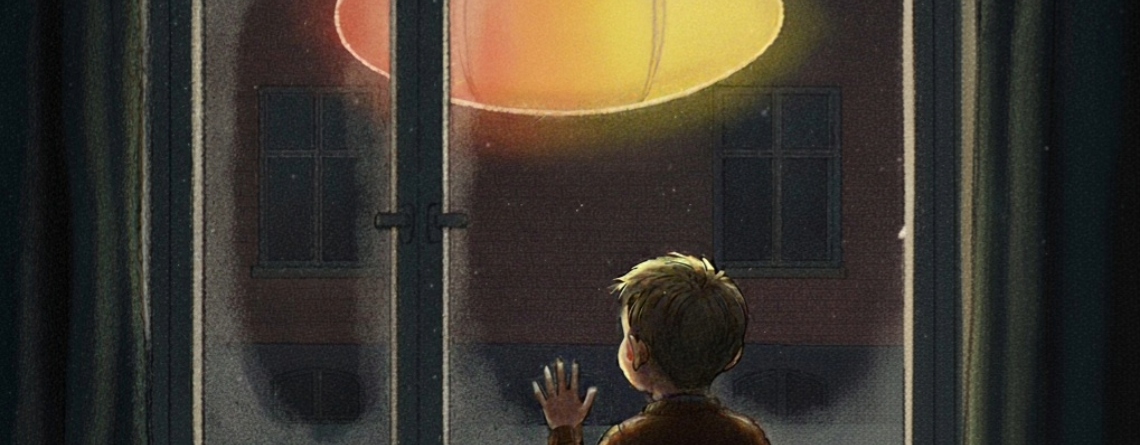 San­kel­marks­ga­de CE1 — The Wat­cher out­si­de the win­dow