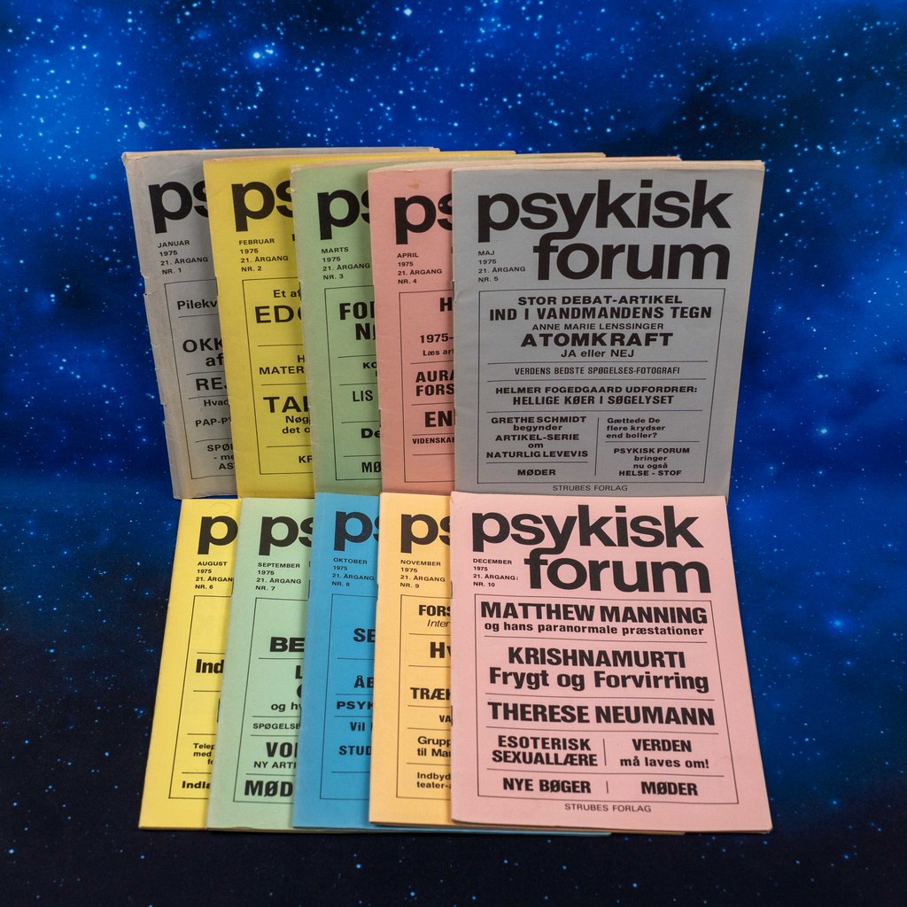 Psykisk Forum - Komplet 21. årgang (1975)
